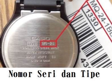 Nomor Seri dan Tipe